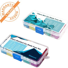 220pcs - Car Blade Fuses Assortment Kit, Automotive Fuses - Standard & Mini (2A/ 3A/ 5A/ 7.5A/ 10A/ 15A/ 20A/ 25A/ 30A/ 35A), Car Boat Truck SUV Automotive Replacement Fuses by Riseuvo