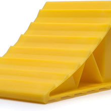 Camco 44412 Wheel Chock - Single ,Yellow