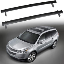 ANGLEWIDE Roof Rack Crossbars Aluminum Cargo Rack Fit For 2018-2019 For Chevrolet Traverse Rooftop Cross Bars Top Rail Carries Luggage Carrier - Max Load 150LBS,Black