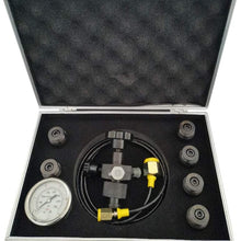 ZHFEISY Hydraulic Accumulator Nitrogen Charging Filling - 7 in 1 Charging Tool Gas Valve Test Kit FPU-1-25/40MPA
