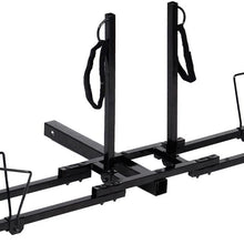 Giantex Bike Bicycle Carrier Hitch Mount Rack Upright Heavy Duty 2 Platform Rack Truck SUV