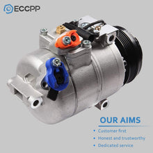ECCPP A/C Compressor Replacement for CO 105116C 1997-2010 for BMW 330xi 525i 528i 530i 540i 740i M3 X3