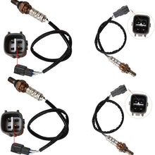 labwork 4Pcs Oxygen Sensor Fit for Toyota Tundra Sequoia RWD O2 Sensor Upstream Downstream 234-4161 x2 234-4169 x2