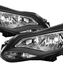 ( xTune ) Compatible with Ford Focus 2012-2014 Halogen Only ( Don't Fit HID models ) OEM Style Headlights - Black