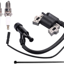 GX160 Ignition Coil for Honda GX200 GX110 GX120 GX140 Engine Replace 30500-ZE1-033 30500-ZE1-063 30500-ZE1-073 with Spark Plug Kit