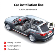 HD Car Rear Camera Car Backup Camera with Super Night Vision IP67 Waterproof Seismic Rearview Camera Wide Angle View for Car RV Caravan Trailer Tow Truck of Rear View Camera Fit (Eight Lights)