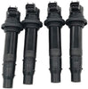 Germban F6T558 Set of 4pcs Ignition Coil Replacement for Yamaha FZ1 FZS1 Vmax 1700 YZF-R1 R6 R6S 5VY-82310-00-00 Black