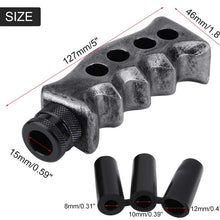 Qiilu Universal Manual Transmission Car Gun Grip Knife Handle Gear Shift Lever Knob Shifter(Titanium)