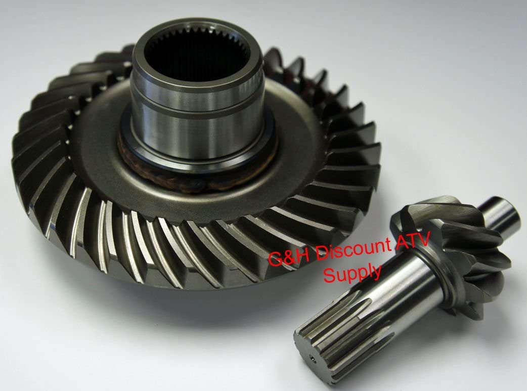 QUALITY Yamaha 2000-2004 YFM 400 & 2003-2004 YFM 450 Kodiak Rear Differential Ring & Pinion Gear Set