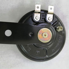 Homyl Universal Motorcycle 12V 102db Black Metal Horns,with Hole for Installing