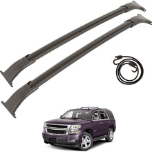 TUNTROL Roof Rack Cross Bars Fit for 2015 2016 2017 2018 2019 2020 Chevrolet Suburban & Tahoe, GMC Yukon & Yukon XL, Cadillac Escalade & Escalade ESV