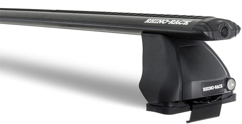 Rhino-Rack USA JA3357 2500 Multi Fit Vortex Aero Roof Rack System Incl. Mount Kit 2 Black Vortex Aero Bars 4 Legs Length 1260mm 2500 Multi Fit Vortex Aero Roof Rack System