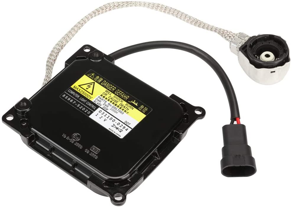 HID Ballast with Ignitor - Xenon Headlight Control Unit Compatible with Lexus SC430 ES350 LS460, Toyota Prius Avalon - Replaces 85967-51040, 81107-33761, 81107-30D30, 81107-12A80,DDLT003, KDLT003