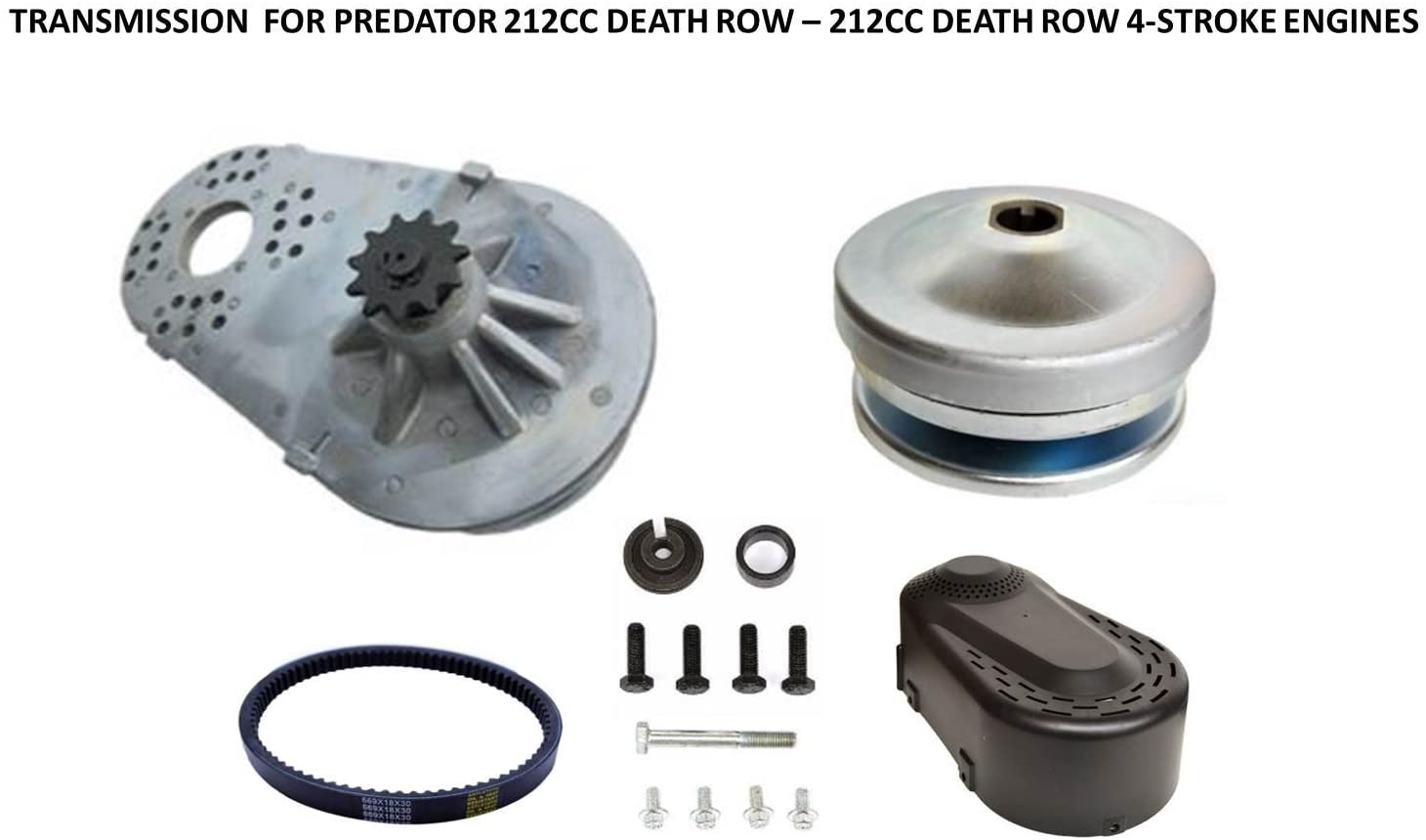 BLAST LED - 212cc Predator Go-Kart Bicycle Torque Converter Transmission