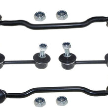 DLZ 4 Pcs Suspension Kit-2 Front 2 Rear Sway Bar Stabilizer Bar Links K90684 K90352 K90353 Compatible With Altima 2002-2006, Maxima 2004-2008