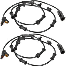 AUTEX 2PCS ABS Wheel Speed Sensor Front Left & Right ALS1918 68003281AA, 68003281AC, ALS1918 For 2007 2008 2009 2010 2011 2012 2013 2014 2015 2016 2017 Jeep Wrangler 3.6L 3.8L