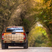 Nevlers 60” L x 20” W x 6” H Folding Hitch Mount Cargo Carrier with Net, 2 Blue Ratchet Straps and Bonus Hitch stabilizer - Waterproof - 500 lb Weight Limit - Great Additional Trunk Space