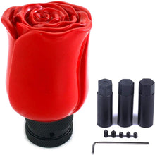 Arenbel Yellow Rose Shift Stick Knob Resin Flower Universal Car Gear Shifter Shifting Head fit Most Auto Car Boat Truck and SUV
