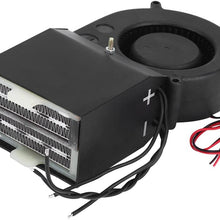 Portable Car Heater, Fast Heating Defrost Defogger 12V 150W Adjustable Windscreen Heater Cooling Fan 2 Wide Outlet