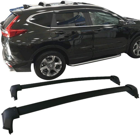 ANTS PART for 2017-2021 Honda CR-V CRV Roof Rack Cross Bars Top Rail Luggage Carrier Pair Set Black(Need Factory Side Rails)