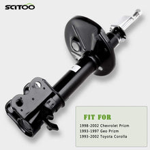 SCITOO Shocks, Front Rear Gas Struts Shock Absorbers Fit for 1998-2002 Chevrolet Prizm,1992-1997 Geo Prizm,1993-2002 Toyota Corolla 333236 71951 333237 71952 234059 71953 234060 71954 Set of 4