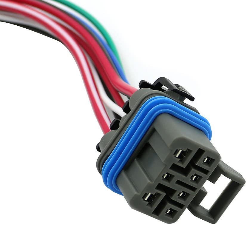 Motoparty 4L60E 4L80E Neutral Safety Switch Connector Pigtail,7 Wire Transmission MLPS Switch Connector Pigtail