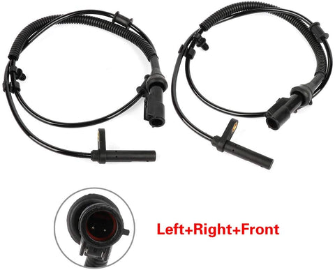 FEIPARTS ALS917 Left&Right&Front Anti-lock Braking System ABS Wheel Speed Sensor Replaces for 2005-2006 for Ford F-150
