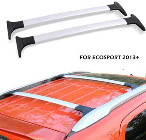 SnailAuto Silver Aluminum Alloy Cross Bars Crossbars Roof Rack Fit for Ford Ecosport 2013-2021