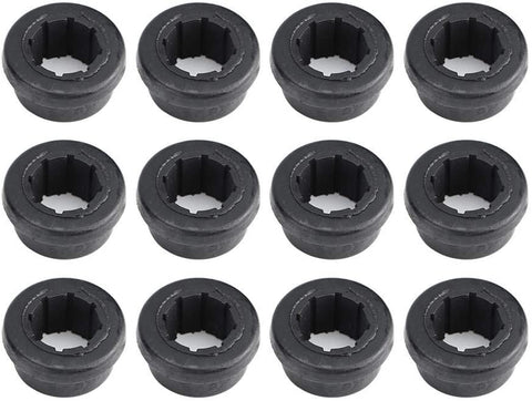 Qiilu 12pcs Engine Bushings, Lower Control Arm Rear Camber Bushings Fit for Skunk2 EG EK DC