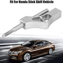 Car Gear Shift Knob Extender Shifter Extension Stainless Steel Adjustable Height Lever Extension for Manual Shift Knob (Black)