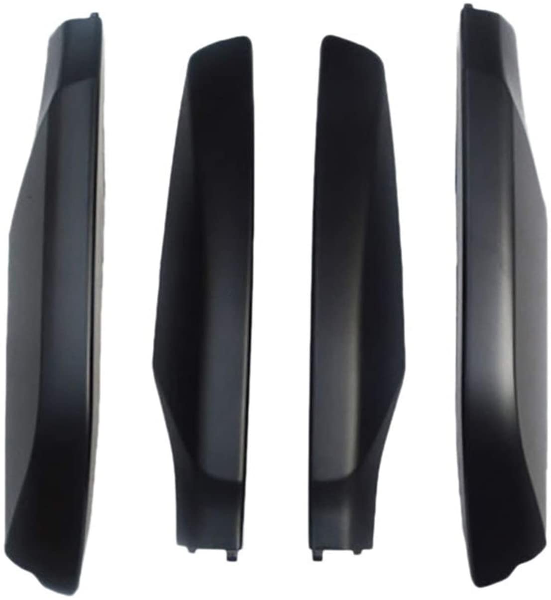 FUBANGBM Roof Rack Rail End Cover, 4Pcs Roof Rack Cover Shell Cap Replacement Fit for Toyota Land Cruiser Prado Fj120 2003-2007 2008 2009 C (Color : Black) (Black)
