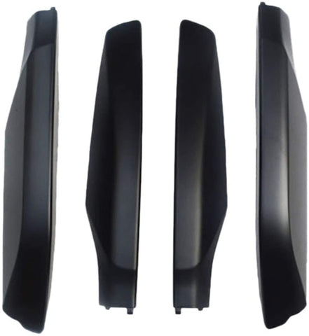 FUBANGBM Roof Rack Rail End Cover, 4Pcs Roof Rack Cover Shell Cap Replacement Fit for Toyota Land Cruiser Prado Fj120 2003-2007 2008 2009 C (Color : Black)