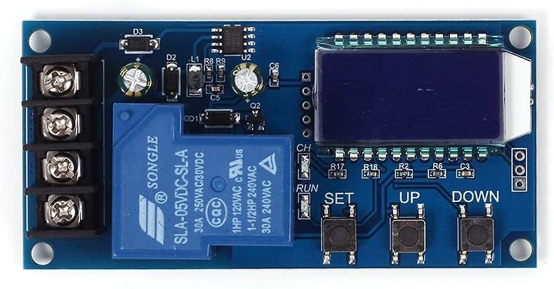 ZEFS--ESD Electronic Module 6-60V Charging Control Module 30A LCD Display Storage Lithium Battery Charger Control Switch Protection Board