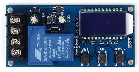 ZEFS--ESD Electronic Module 6-60V Charging Control Module 30A LCD Display Storage Lithium Battery Charger Control Switch Protection Board