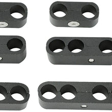 EASYBERG Spark Plug Wire Separators Aluminum Kit, 7mm 8mm 9.5mm Engine Spark Plug Wire Separator Divider for Looms SBC 350(Red)