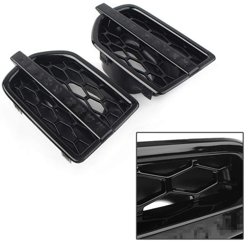 Newsmarts ABS Car Exterior Accessories Side Air Flow Vent Hole Cover Fender Intake Grill Duct Sticker Decoration for 2010-2016 Land Rover LR4