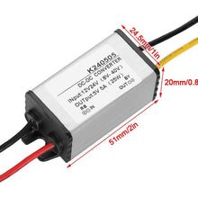 Esenlong DC-DC 12V/24V to 5V 5A Buck Converter Step Down Power Supply Module (White+Black)
