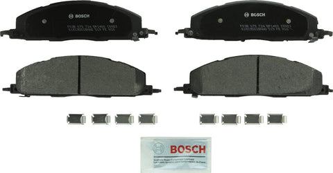 Bosch BP1400 QuietCast Premium Semi-Metallic Disc Brake Pad Set For Dodge: 2009-2010 Ram 2500, 2009-2010 Ram 3500; Ram: 2011-2017 2500, 2011-2017 3500; Rear
