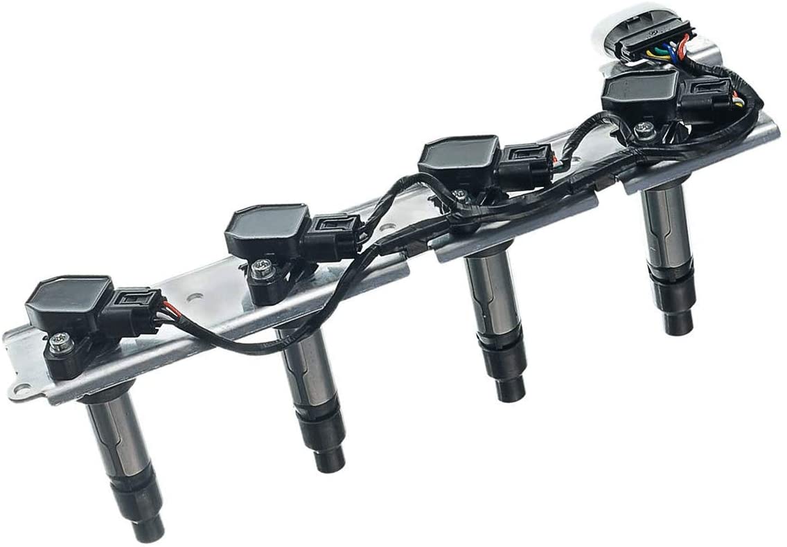 A-Premium Ignition Coil Pack Replacement for Pontiac Bonneville 2004-2005 Cadillac SRX STS XLR DeVille Seville 2-PC Set
