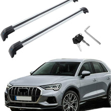 MotorFansClub Roof Racks Cross Bars Fit for Compatible with Audi Q3 2019 2020 Crossbars Luggage Cargo Rack Aluminum