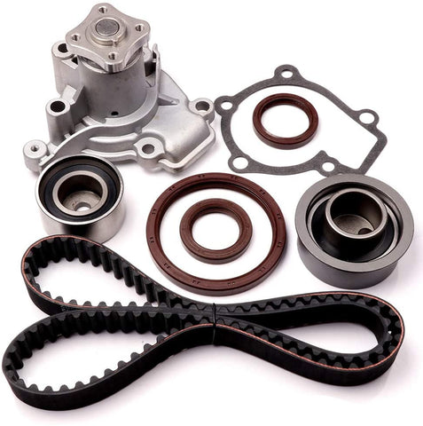 ANGLEWIDE TBK284 Timing Belt Water Pump Kits Replacement for 1999-2006 Hyundai Elantra 1999-2001 2003-2006 Hyundai Tiburon 2005 Hyundai Tucson 2004-2006 Kia Spectra 2005-2006 Kia Spectra5