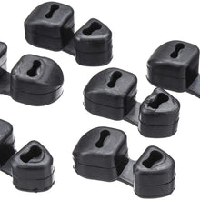 FUBANGBM 6pcs Car Air Conditioner Pads A/C Rubber Bumpers Fit for 5SE09C 5SL12C 5SEU12C 6SEU14C 6SEU17C 7SEU17C