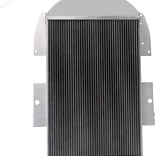 CoolingSky 62MM 4 Row Core Aluminum Radiator for 1934 1935 1936 Chevy Truck Pickup 6Cyl Engine