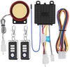 BONATECH DC12V Motorcycle Anti-Theft Alarm Security System Remote Control Engine Start Bike Anti-Hijacking Cutting Off Remote Engine Start Arming Disarming