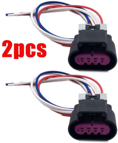 ALLMOST 2PCS Headlight Connector Pigtail Compatible with Dodge Challenger/Charger 2006-2014 Xenon HID