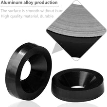 Travay 8 Pcs M6 Bolt Screw Accessories Billet Aluminum Fender Washer Engine Bay Dress Up Kit and Lisence Plate Decor Bolts - Red