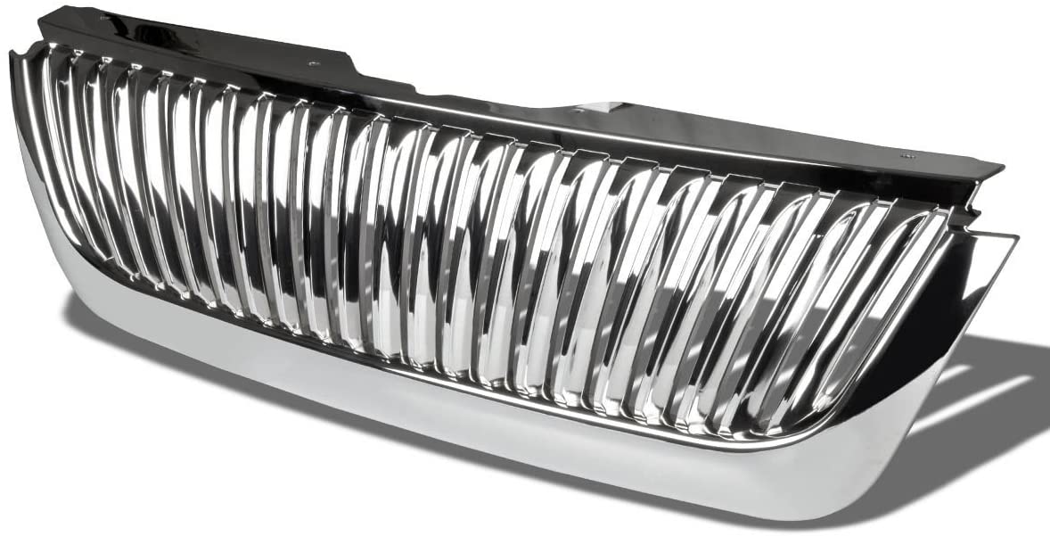 DNA Motoring GRF-038-CH Front Bumper Grille Guard (Chrome)