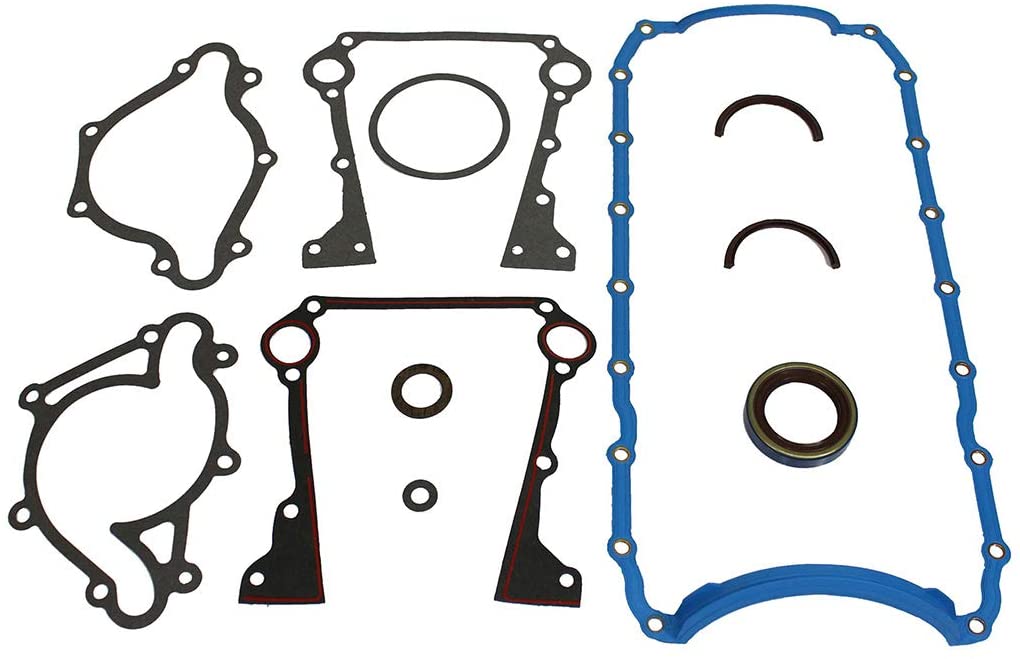 DNJ LGS1140 Lower Gasket Set/For 1992-2003/ Dodge, Jeep/ B1500, B3500, D150, D250, D350, Dakota, Durango, Grand Cherokee, Ramcharger/ 5.9L/ OHV/ V8/ 16V/ 360cid