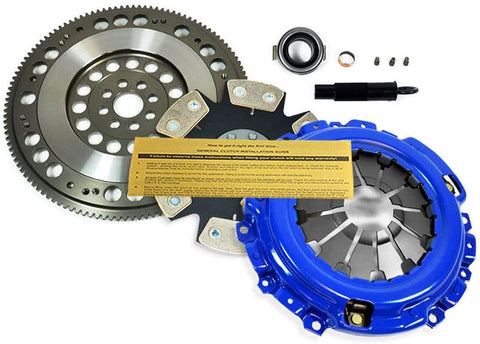 EFT STAGE 4 CLUTCH KIT& CHROMOLY FLYWHEEL FOR RSX TSX ACCORD CIVIC Si K20A2 K20A3 K24