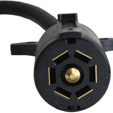 Uriah Products UC500010 Electric Trailer Jack (7-Way Connector, 5000 lb. 12V DC), Black